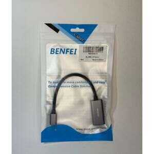 Benfei Mini DisplayPort to HDMI Adapter Gray